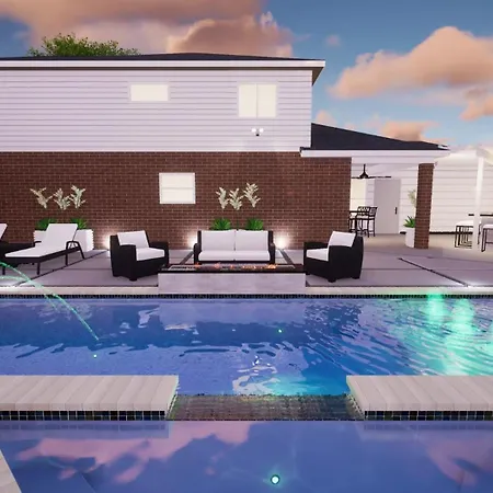 Urban Galleria Area 5Br 3Ba Home With Pool, Hot Tub, Game Room